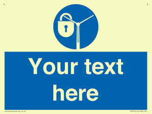 Custom mandatory lock rotor blades